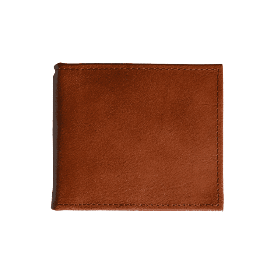 Cognac leather wallet "Estonia"